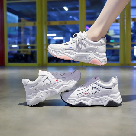 Women Spring New Reflective Casual Sports Shoes